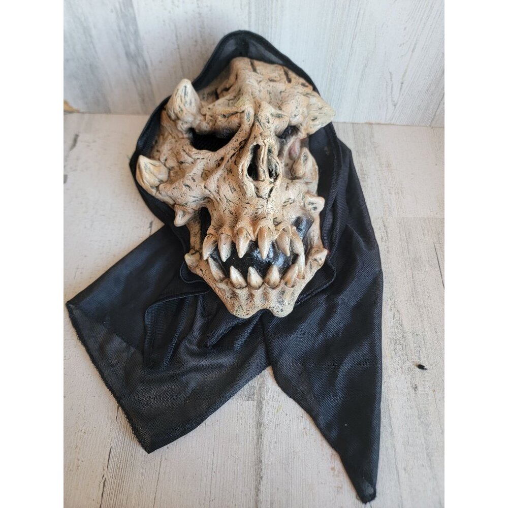 Scary skull skeleton adult costume mask scary Halloween skeleton